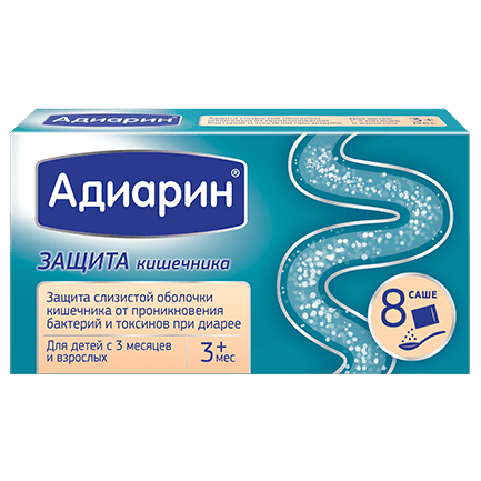  Адиарин® (желатина таннат)<br> саше №8, 0,25г